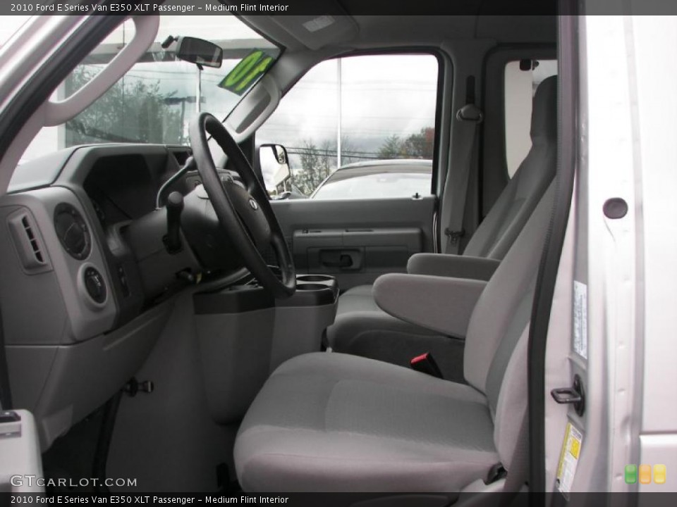 Medium Flint Interior Photo for the 2010 Ford E Series Van E350 XLT Passenger #38106027