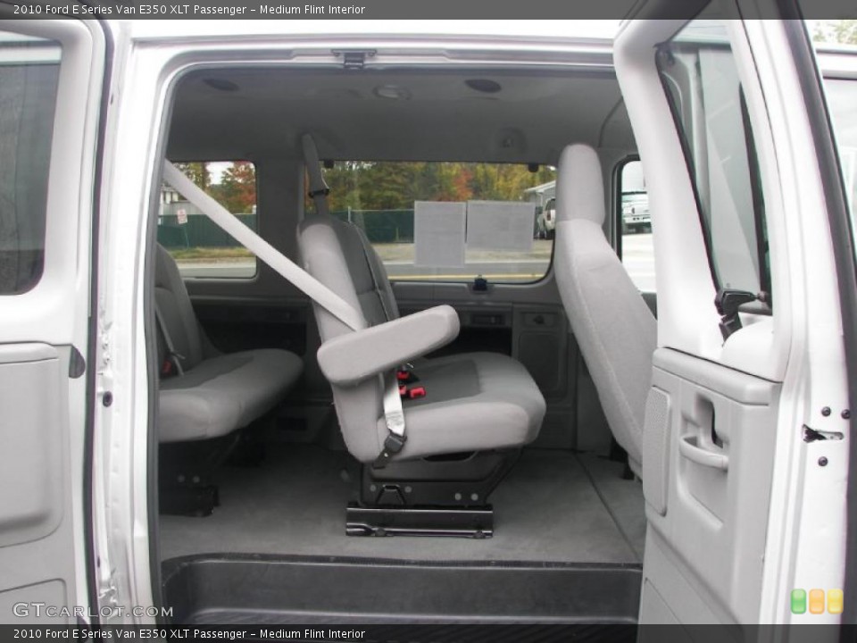 Medium Flint Interior Photo for the 2010 Ford E Series Van E350 XLT Passenger #38106055