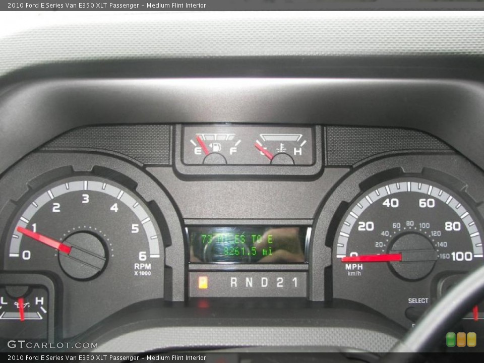 Medium Flint Interior Gauges for the 2010 Ford E Series Van E350 XLT Passenger #38106167