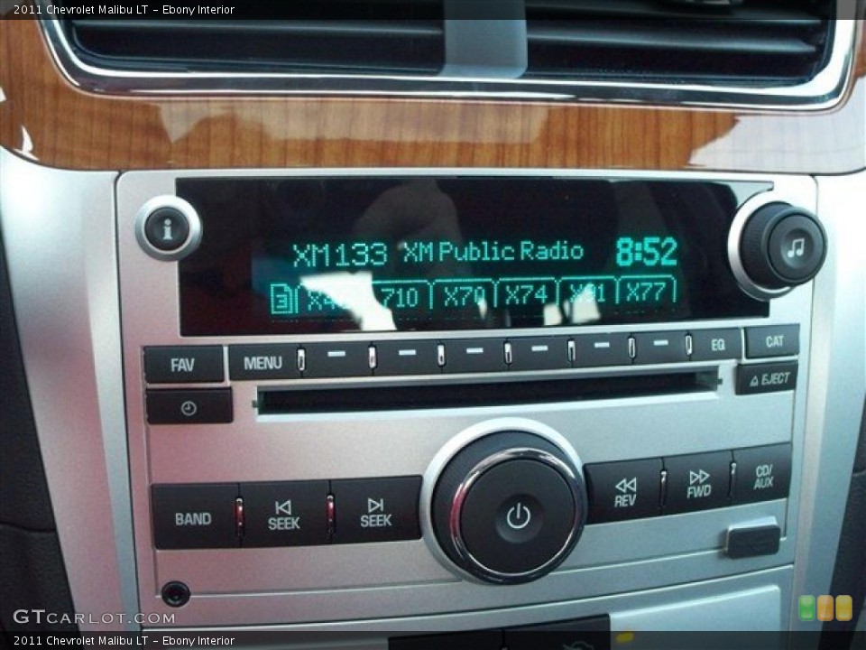 Ebony Interior Controls for the 2011 Chevrolet Malibu LT #38106995