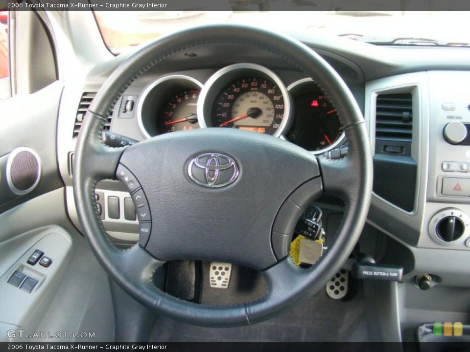 Graphite Gray Interior Steering Wheel for the 2006 Toyota Tacoma X-Runner #38108743