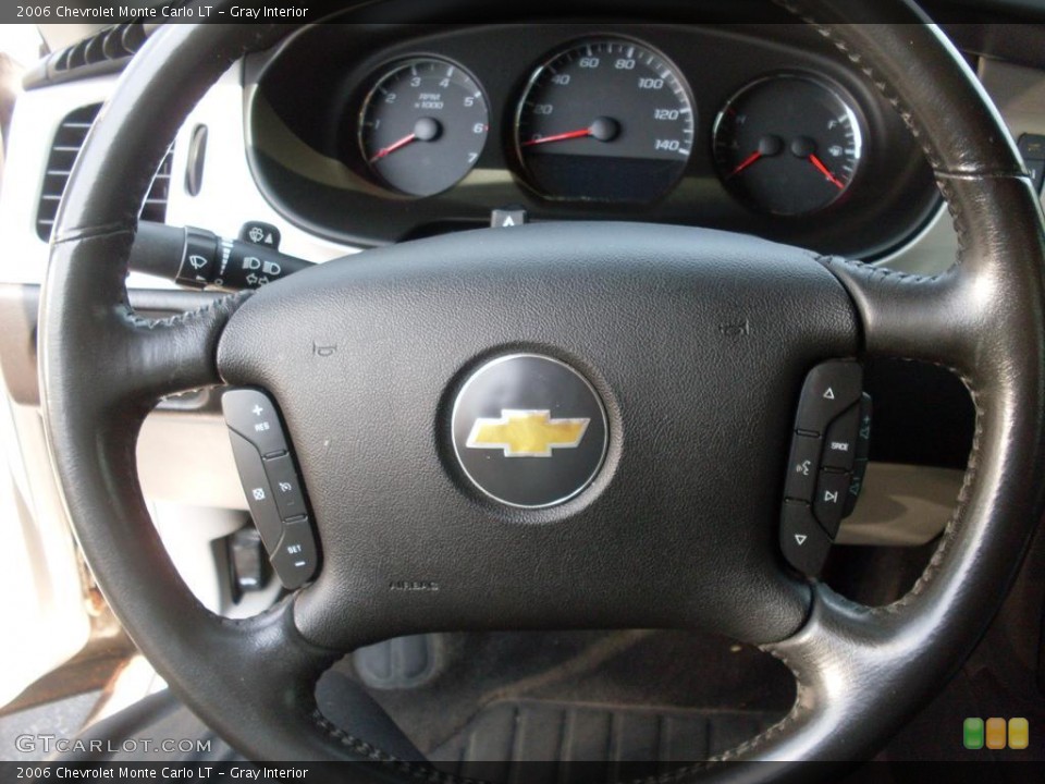 Gray Interior Steering Wheel for the 2006 Chevrolet Monte Carlo LT #38109783