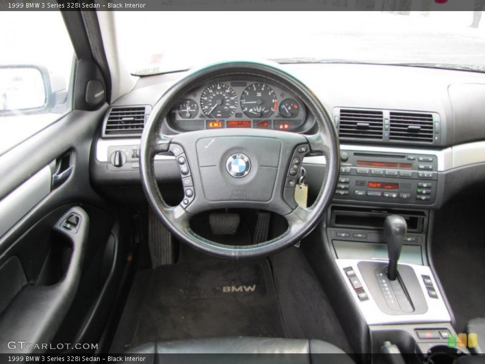 Black Interior Dashboard for the 1999 BMW 3 Series 328i Sedan #38110051