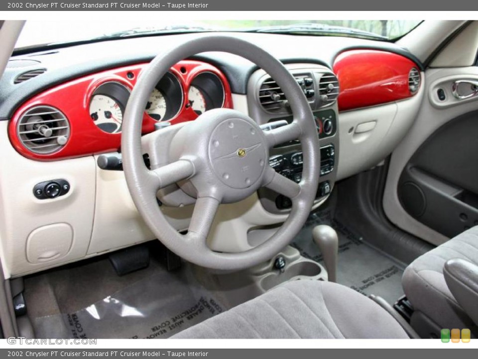 Taupe Interior Dashboard for the 2002 Chrysler PT Cruiser  #38110343
