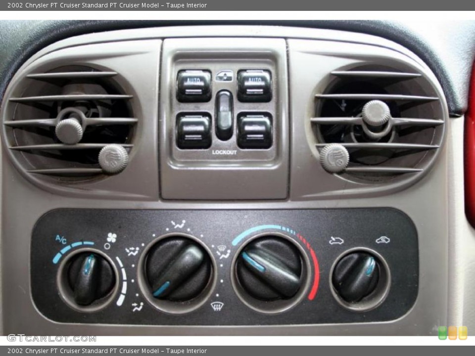 Taupe Interior Controls for the 2002 Chrysler PT Cruiser  #38110547