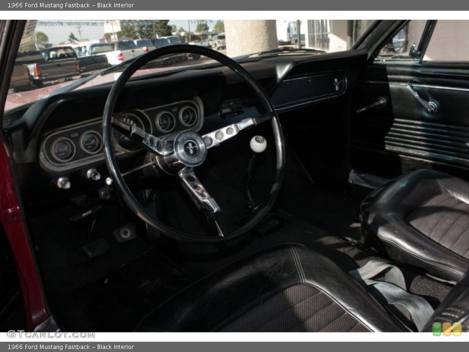 Black Interior Photo for the 1966 Ford Mustang Fastback #38111347