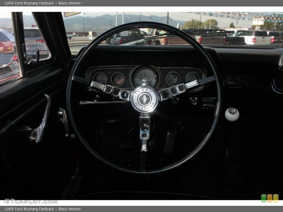 Black Interior Photo for the 1966 Ford Mustang Fastback #38111363