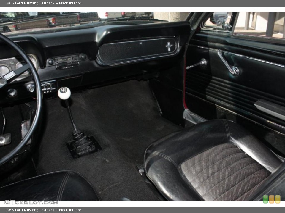 Black Interior Photo for the 1966 Ford Mustang Fastback #38111395