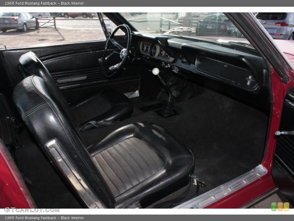 Black Interior Photo for the 1966 Ford Mustang Fastback #38111411