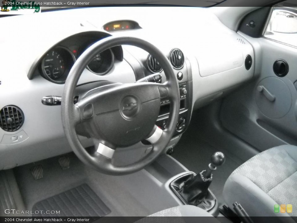 Gray Interior Dashboard for the 2004 Chevrolet Aveo Hatchback #38112235