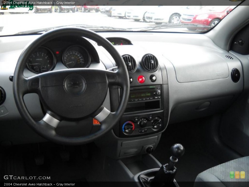 Gray Interior Dashboard for the 2004 Chevrolet Aveo Hatchback #38112299