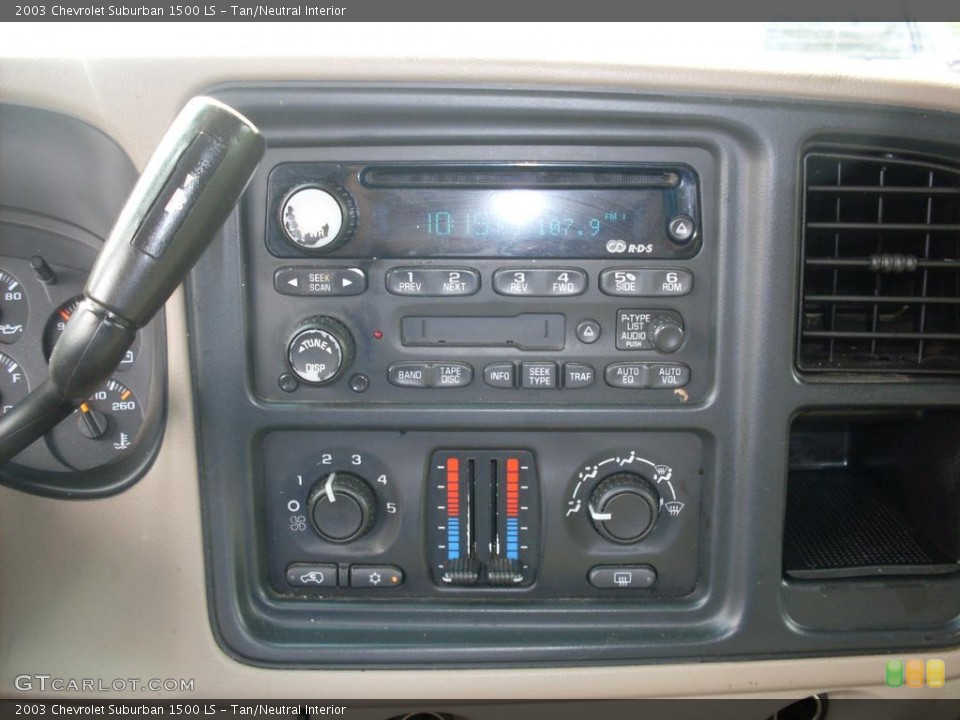 Tan/Neutral Interior Controls for the 2003 Chevrolet Suburban 1500 LS #38113439