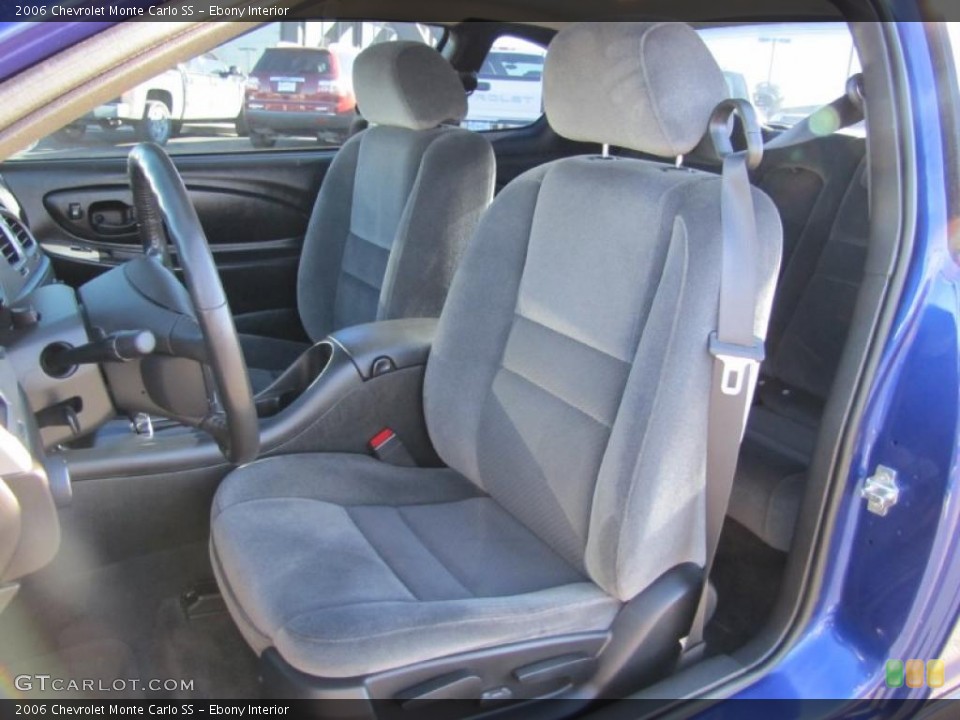 Ebony Interior Photo for the 2006 Chevrolet Monte Carlo SS #38115251