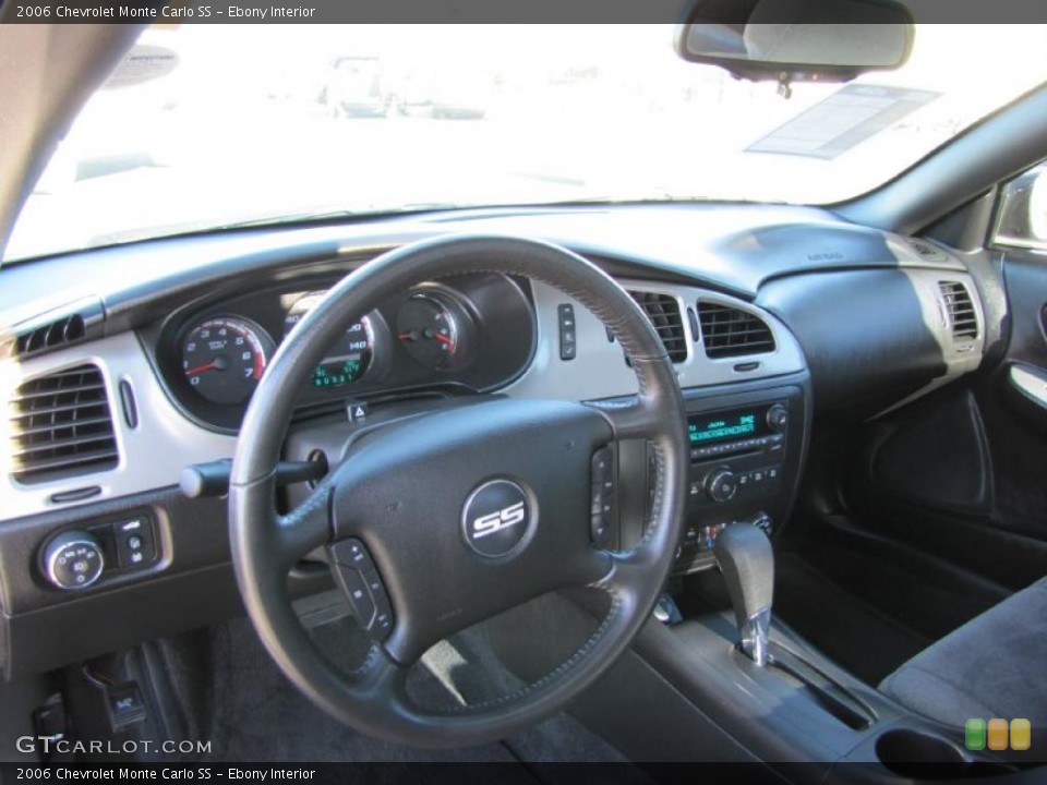 Ebony Interior Dashboard for the 2006 Chevrolet Monte Carlo SS #38115283
