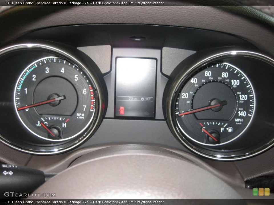 Dark Graystone/Medium Graystone Interior Gauges for the 2011 Jeep Grand Cherokee Laredo X Package 4x4 #38115599