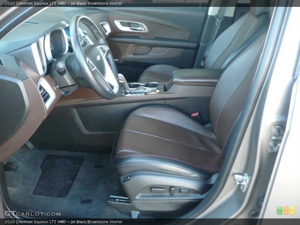 Jet Black/Brownstone Interior Photo for the 2010 Chevrolet Equinox LTZ AWD #38116123