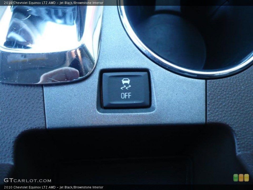 Jet Black/Brownstone Interior Controls for the 2010 Chevrolet Equinox LTZ AWD #38116263