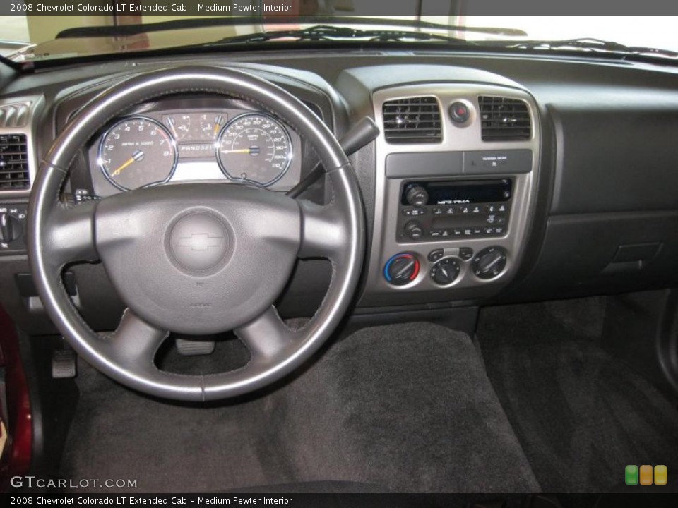 Medium Pewter Interior Dashboard for the 2008 Chevrolet Colorado LT Extended Cab #38116515