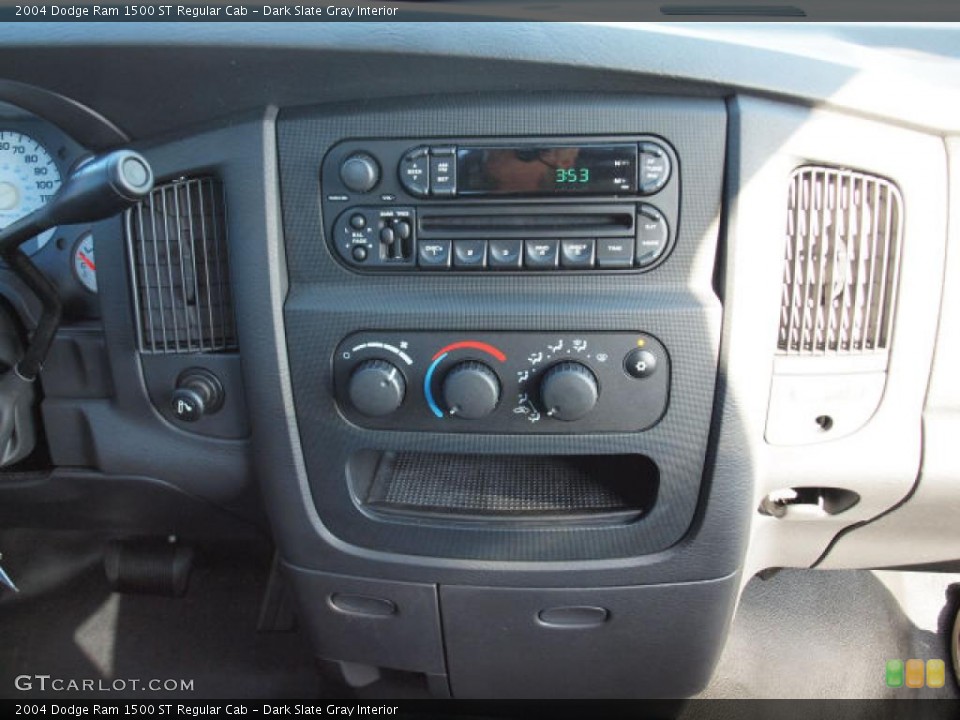 Dark Slate Gray Interior Controls for the 2004 Dodge Ram 1500 ST Regular Cab #38118667