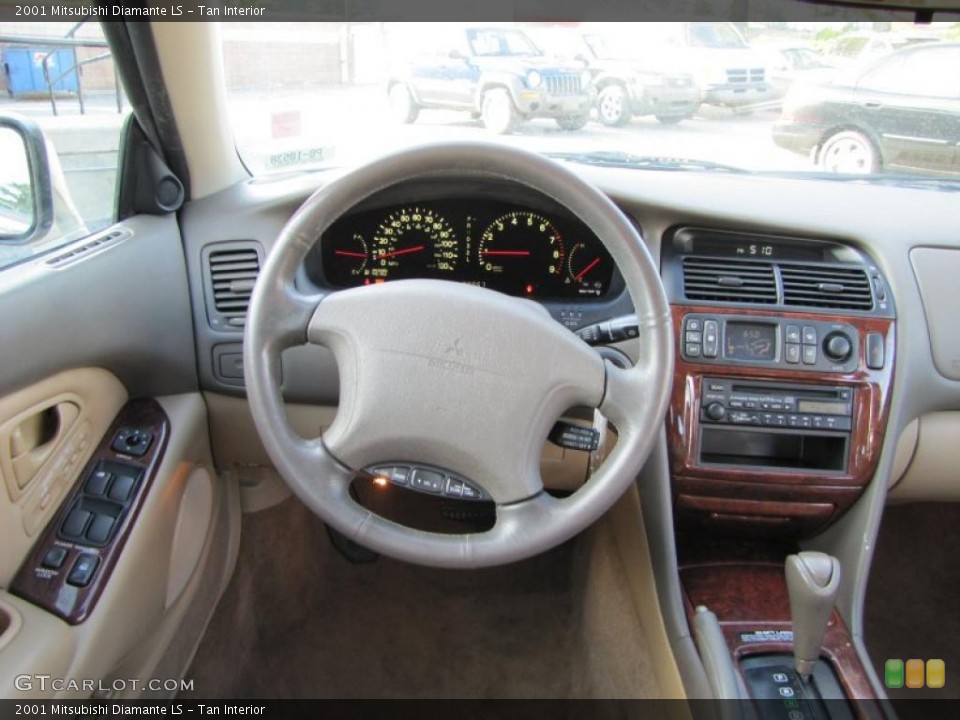 Tan Interior Steering Wheel for the 2001 Mitsubishi Diamante LS #38119231