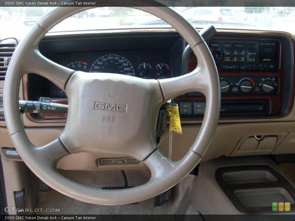Canyon Tan Interior Steering Wheel for the 2000 GMC Yukon Denali 4x4 #38120095