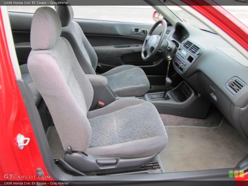 Gray Interior Photo for the 1998 Honda Civic EX Coupe #38120507