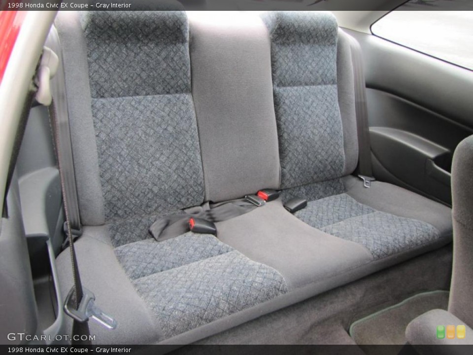 Gray Interior Photo for the 1998 Honda Civic EX Coupe #38120523