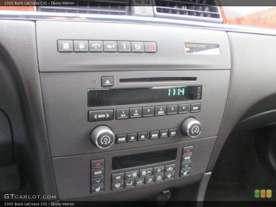 Ebony Interior Controls for the 2005 Buick LaCrosse CXS #38123083