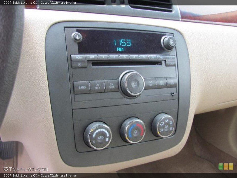 Cocoa/Cashmere Interior Controls for the 2007 Buick Lucerne CX #38123791