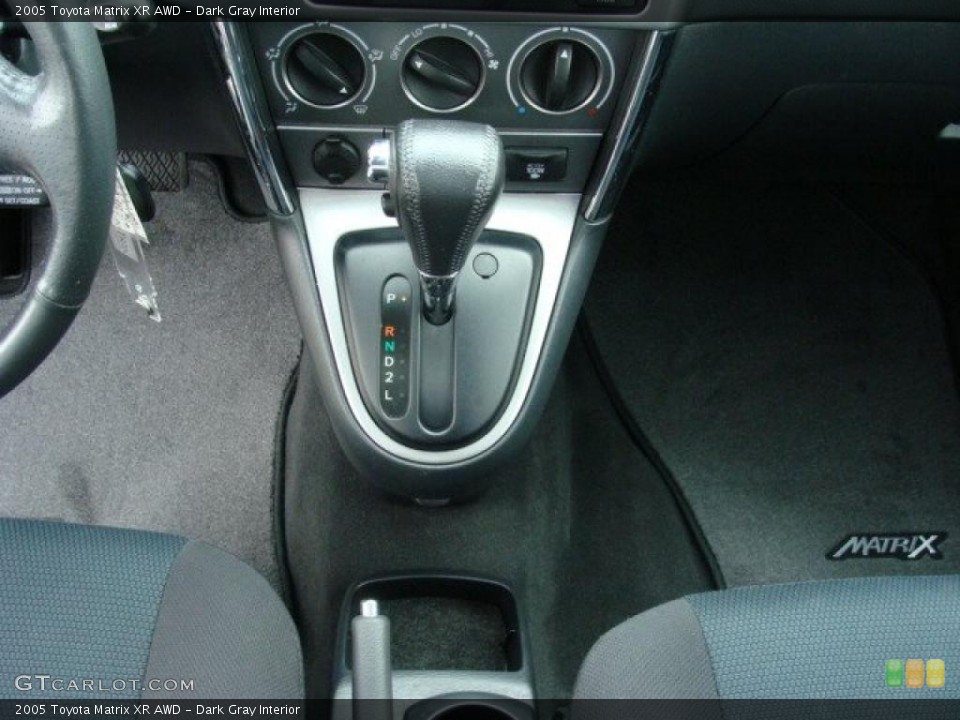 Dark Gray Interior Transmission for the 2005 Toyota Matrix XR AWD #38124375
