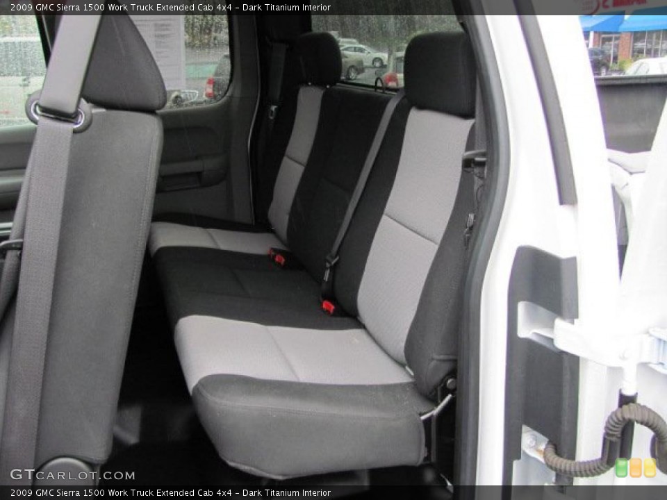 Dark Titanium Interior Photo for the 2009 GMC Sierra 1500 Work Truck Extended Cab 4x4 #38124939