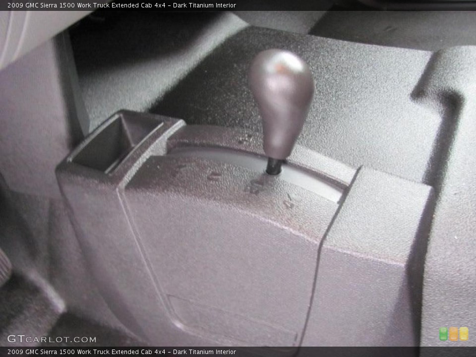 Dark Titanium Interior Controls for the 2009 GMC Sierra 1500 Work Truck Extended Cab 4x4 #38124975