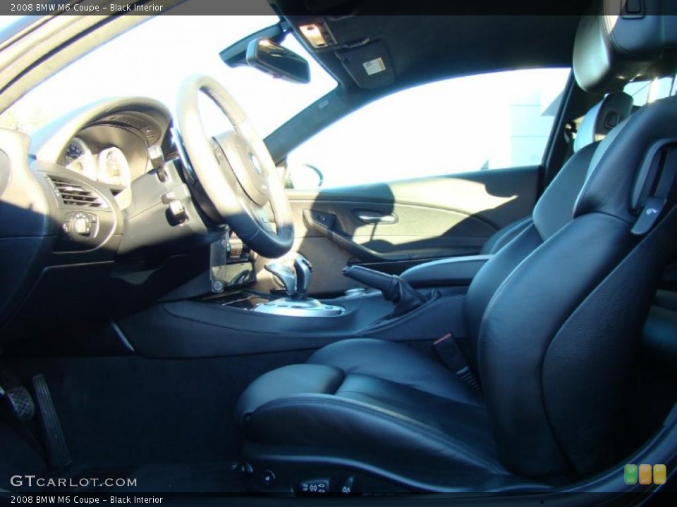 Black Interior Photo for the 2008 BMW M6 Coupe #38127434
