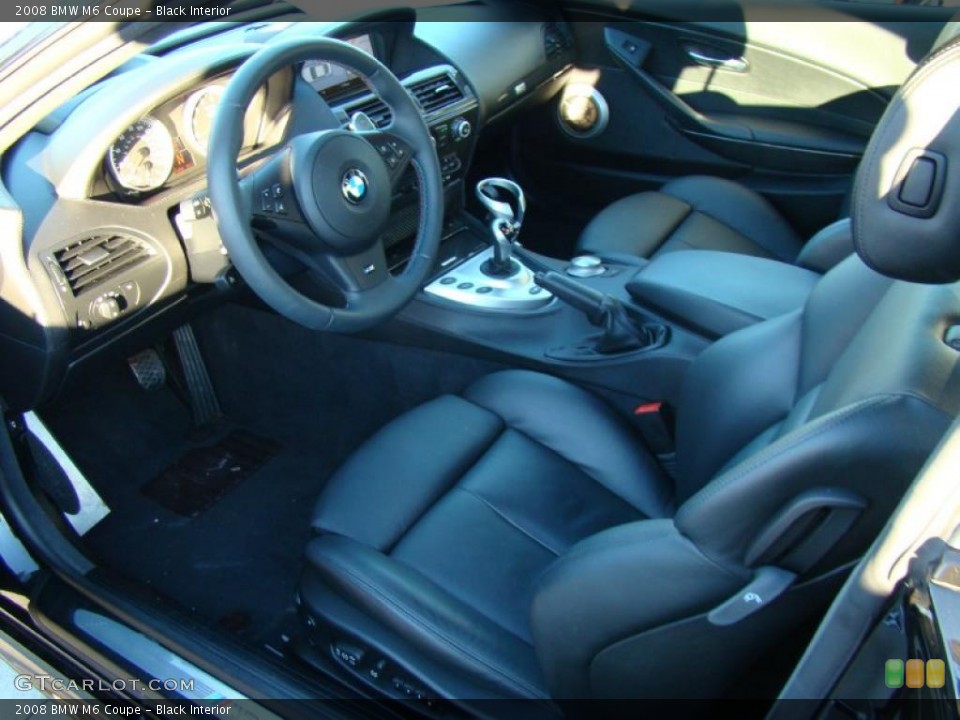 Black Interior Photo for the 2008 BMW M6 Coupe #38127446