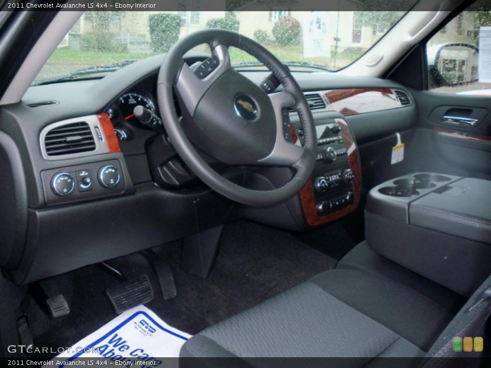 Ebony Interior Dashboard for the 2011 Chevrolet Avalanche LS 4x4 #38128202