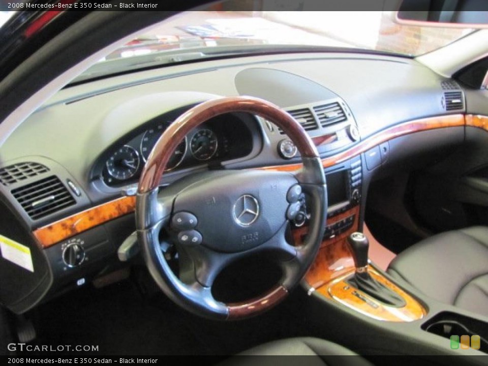 Black Interior Photo for the 2008 Mercedes-Benz E 350 Sedan #38129134