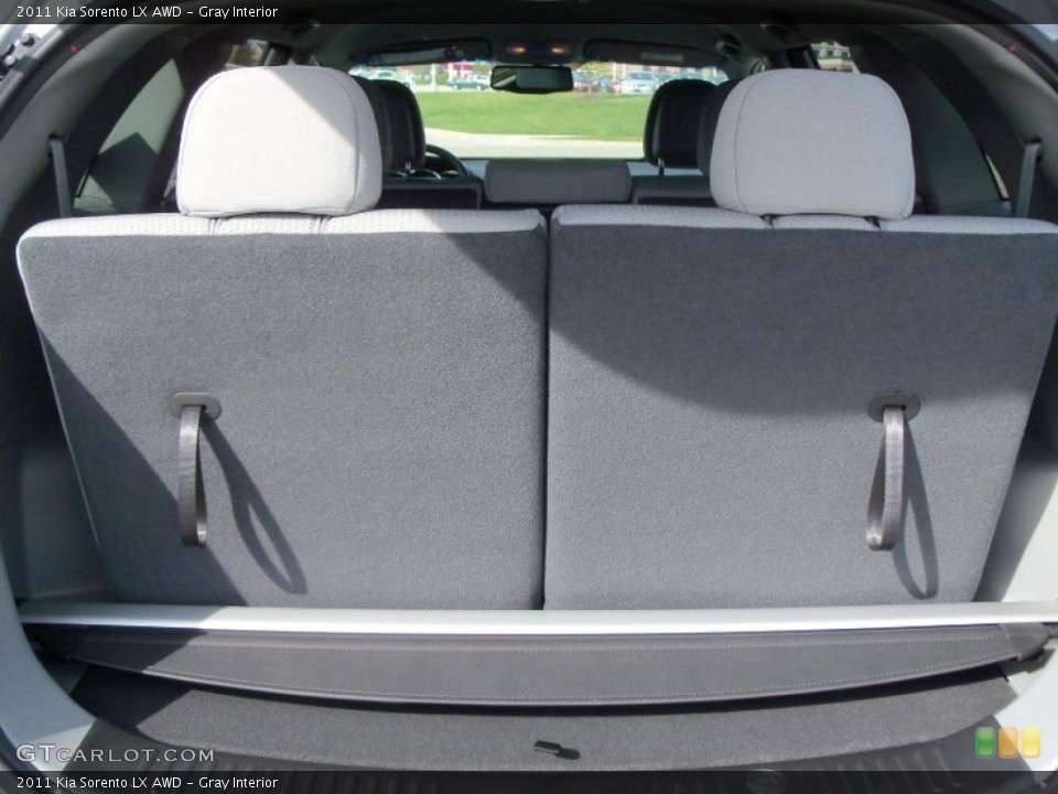 Gray Interior Trunk for the 2011 Kia Sorento LX AWD #38131599