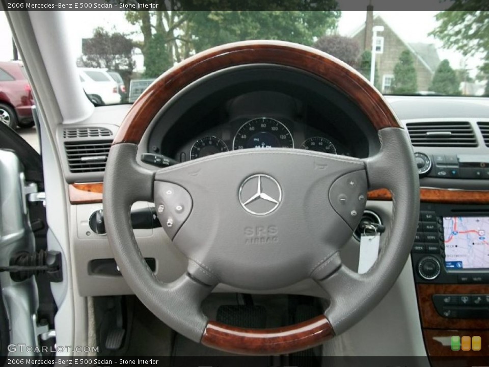 Stone Interior Steering Wheel for the 2006 Mercedes-Benz E 500 Sedan #38132702