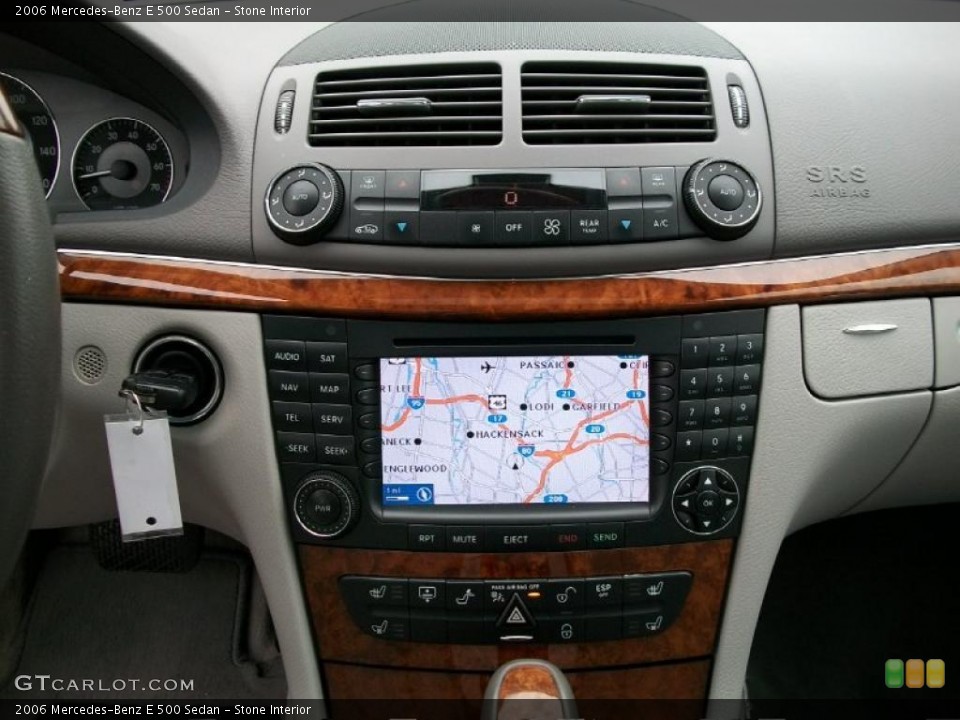 Stone Interior Navigation for the 2006 Mercedes-Benz E 500 Sedan #38132818