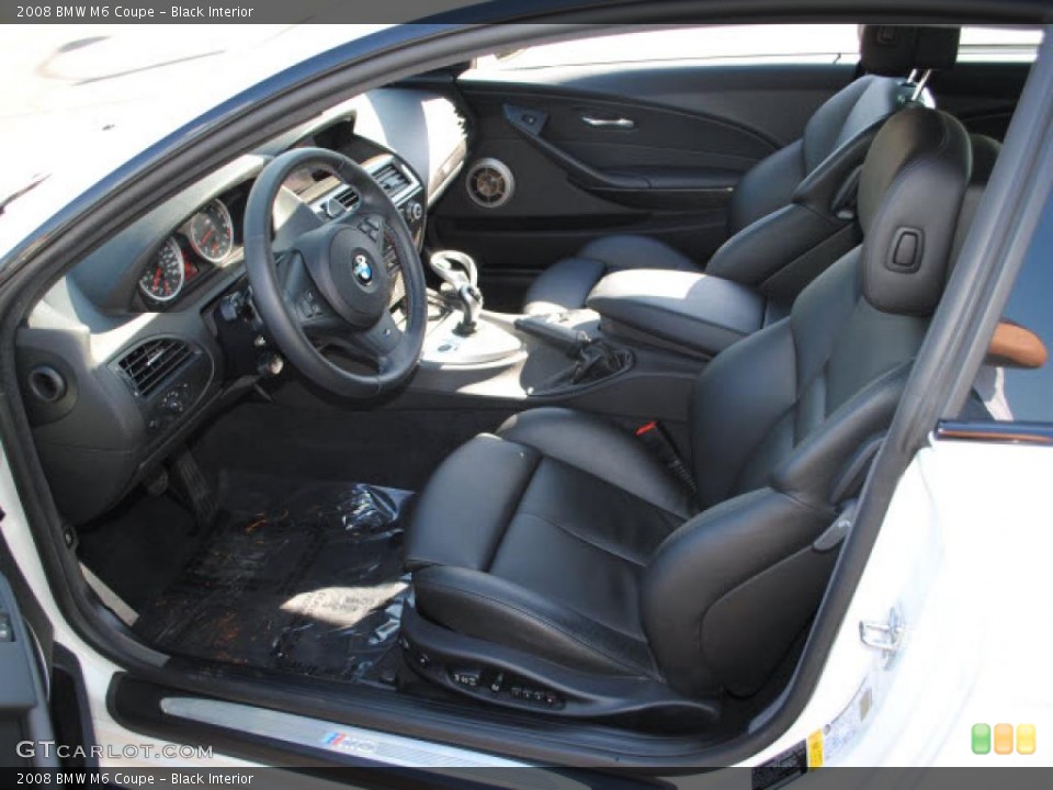 Black Interior Photo for the 2008 BMW M6 Coupe #38133458