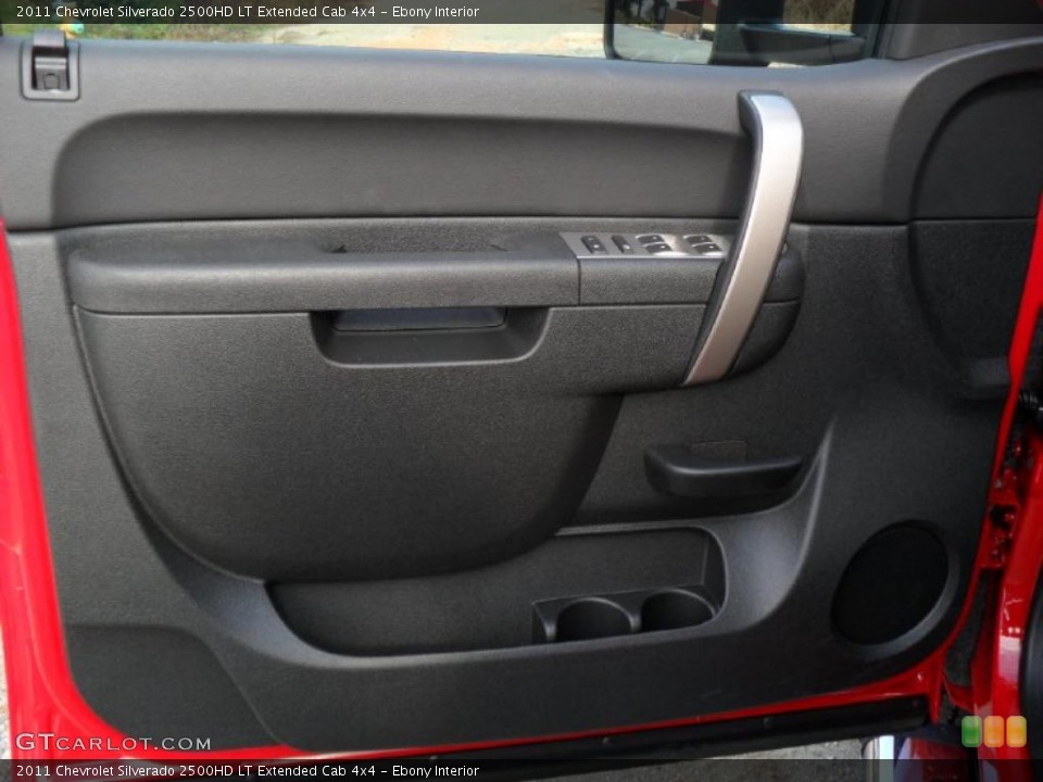 Ebony Interior Photo for the 2011 Chevrolet Silverado 2500HD LT Extended Cab 4x4 #38133610