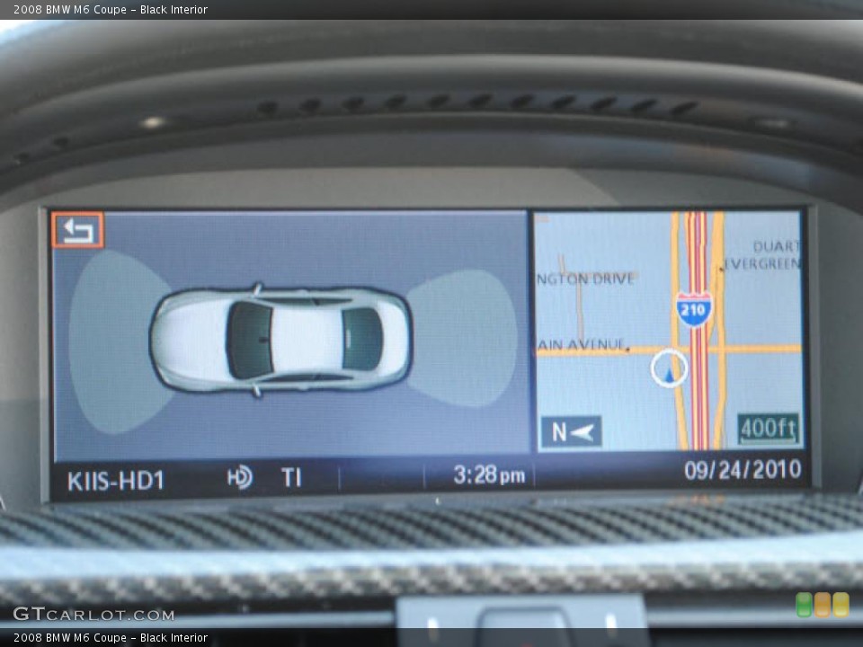 Black Interior Navigation for the 2008 BMW M6 Coupe #38133658