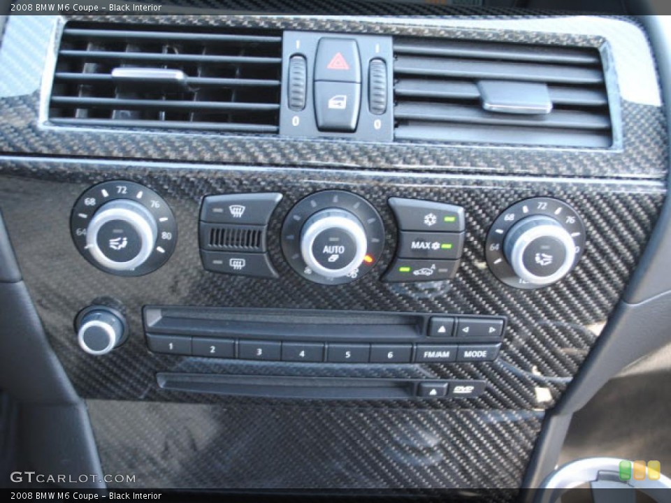 Black Interior Controls for the 2008 BMW M6 Coupe #38133678