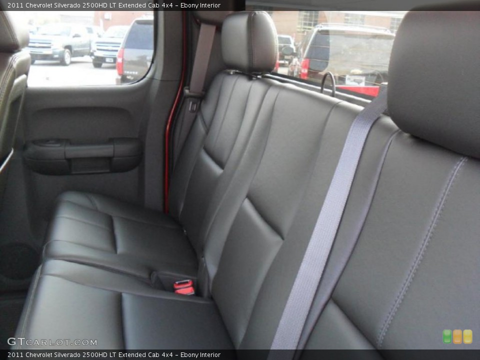 Ebony Interior Photo for the 2011 Chevrolet Silverado 2500HD LT Extended Cab 4x4 #38133706