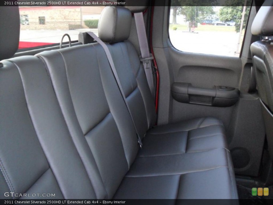 Ebony Interior Photo for the 2011 Chevrolet Silverado 2500HD LT Extended Cab 4x4 #38133774