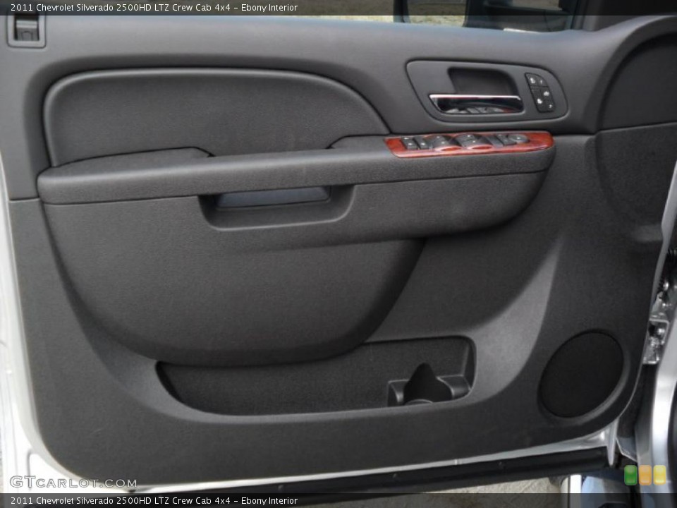 Ebony Interior Photo for the 2011 Chevrolet Silverado 2500HD LTZ Crew Cab 4x4 #38134426