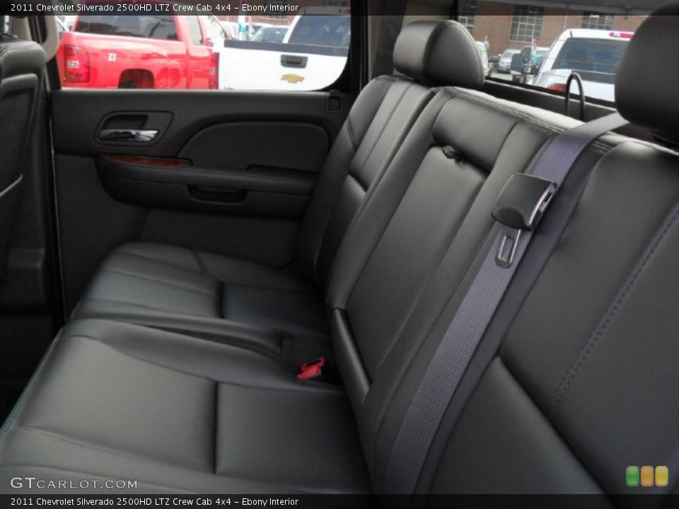 Ebony Interior Photo for the 2011 Chevrolet Silverado 2500HD LTZ Crew Cab 4x4 #38134514