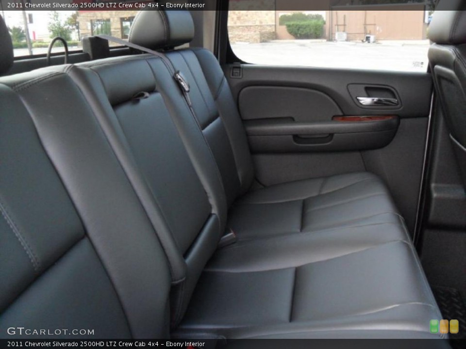 Ebony Interior Photo for the 2011 Chevrolet Silverado 2500HD LTZ Crew Cab 4x4 #38134570