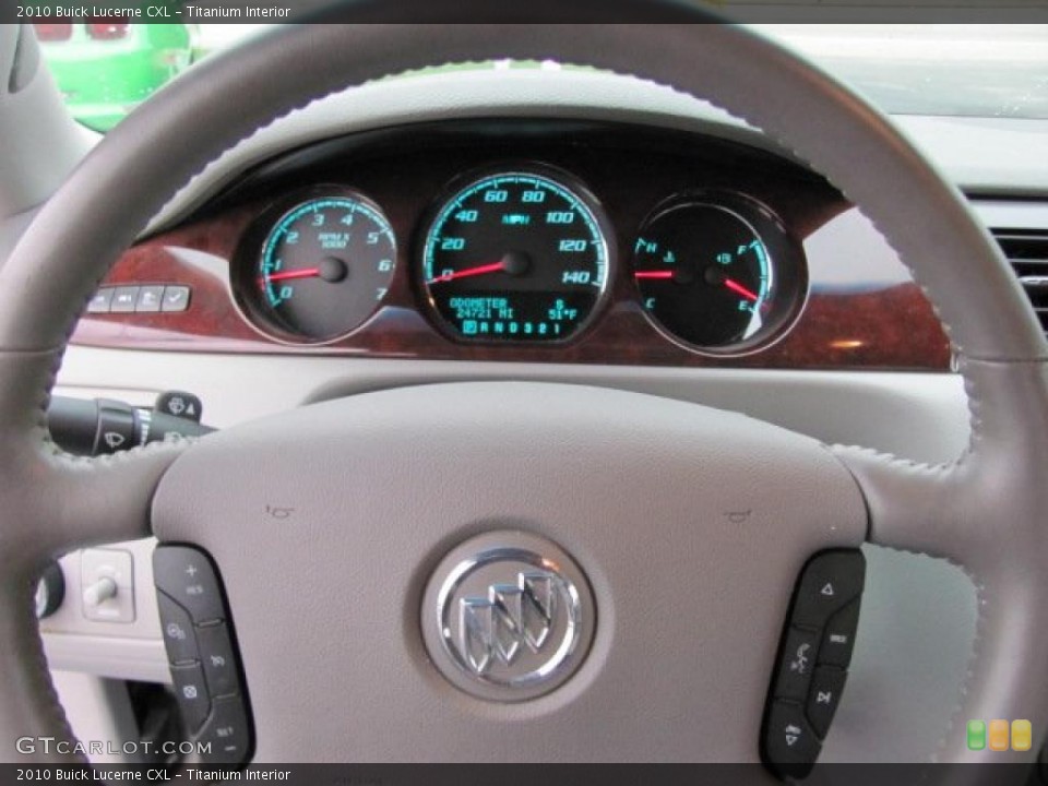 Titanium Interior Steering Wheel for the 2010 Buick Lucerne CXL #38134762