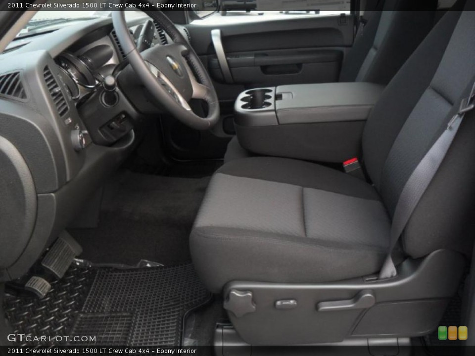 Ebony Interior Photo for the 2011 Chevrolet Silverado 1500 LT Crew Cab 4x4 #38134842